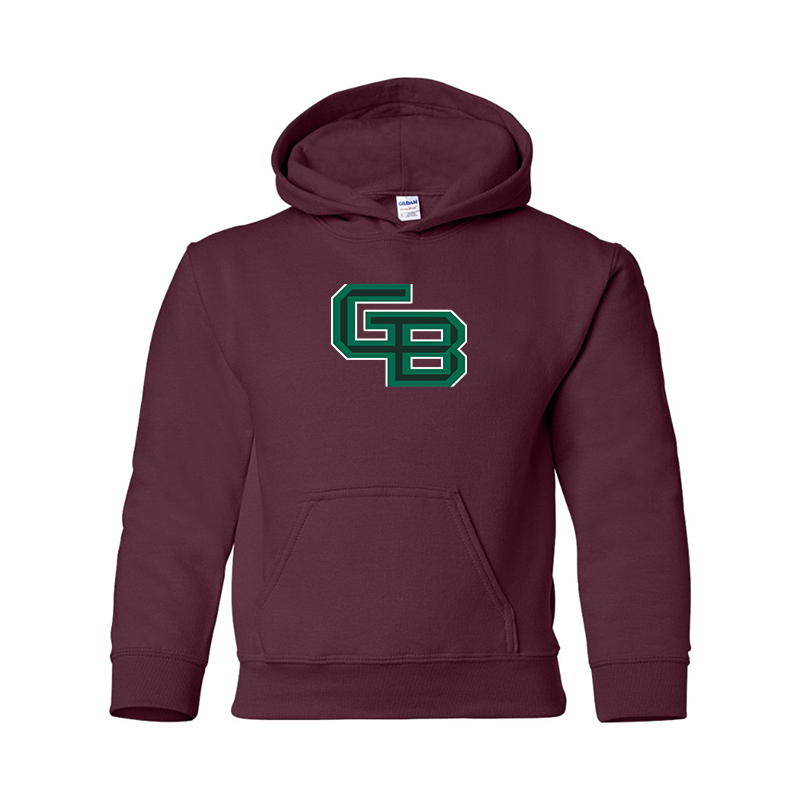 Youth Wisconsin Green Bay Phoenix Gildan Heavy Blend  Hooded Sweatshirt